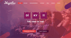 Desktop Screenshot of majalesostrava.cz